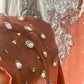 “Nageena” - Party Wear - Peach - Ivory - Nagina - R