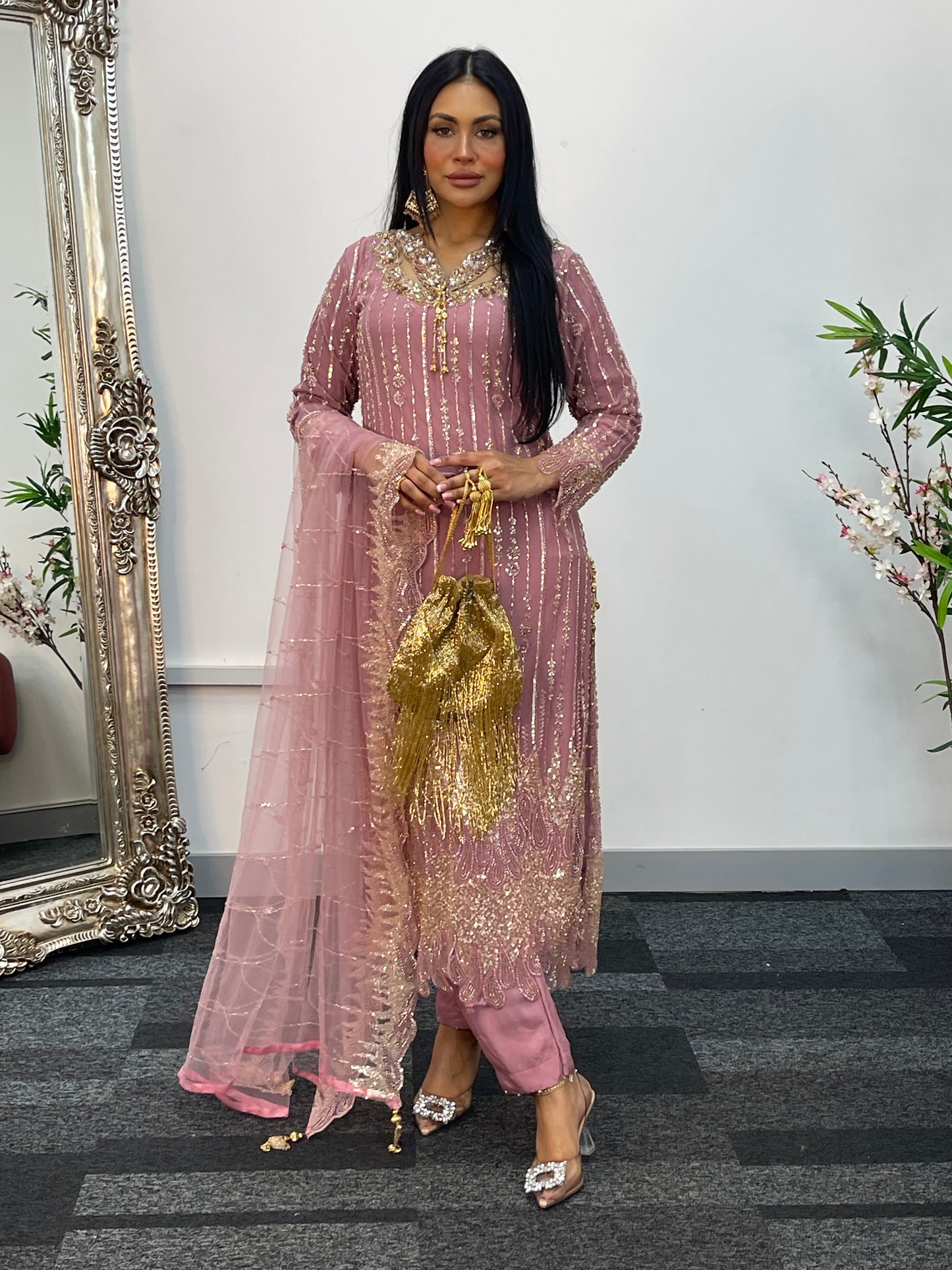 Payal - Cutdana Net - pink - C