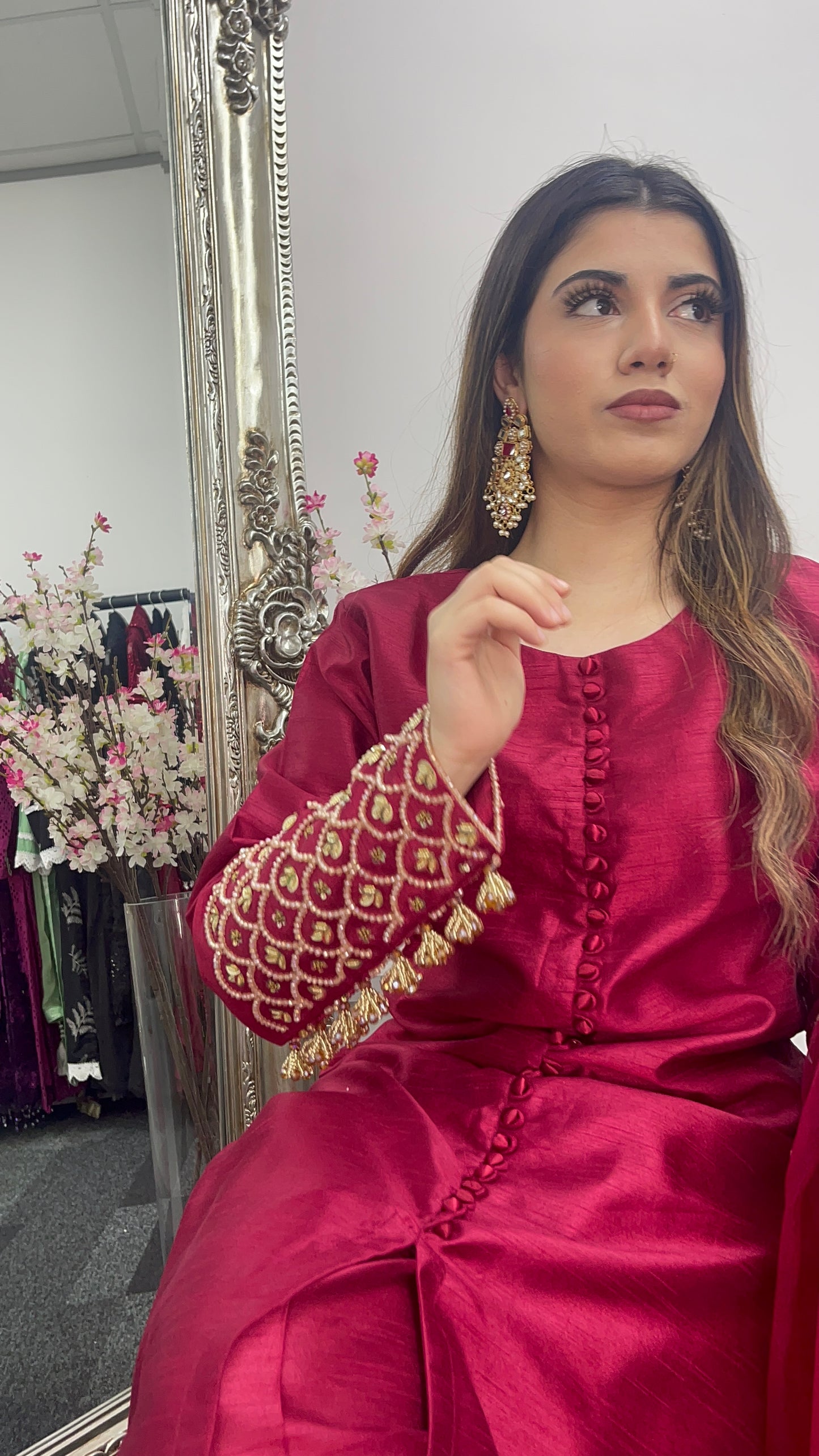 Haseen Laal Jora - Red Outfit - S