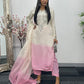 (Pre Order 3/4 Weeks)“Gulaabi” Luxury Outfit - Ombre Pink & Ivory