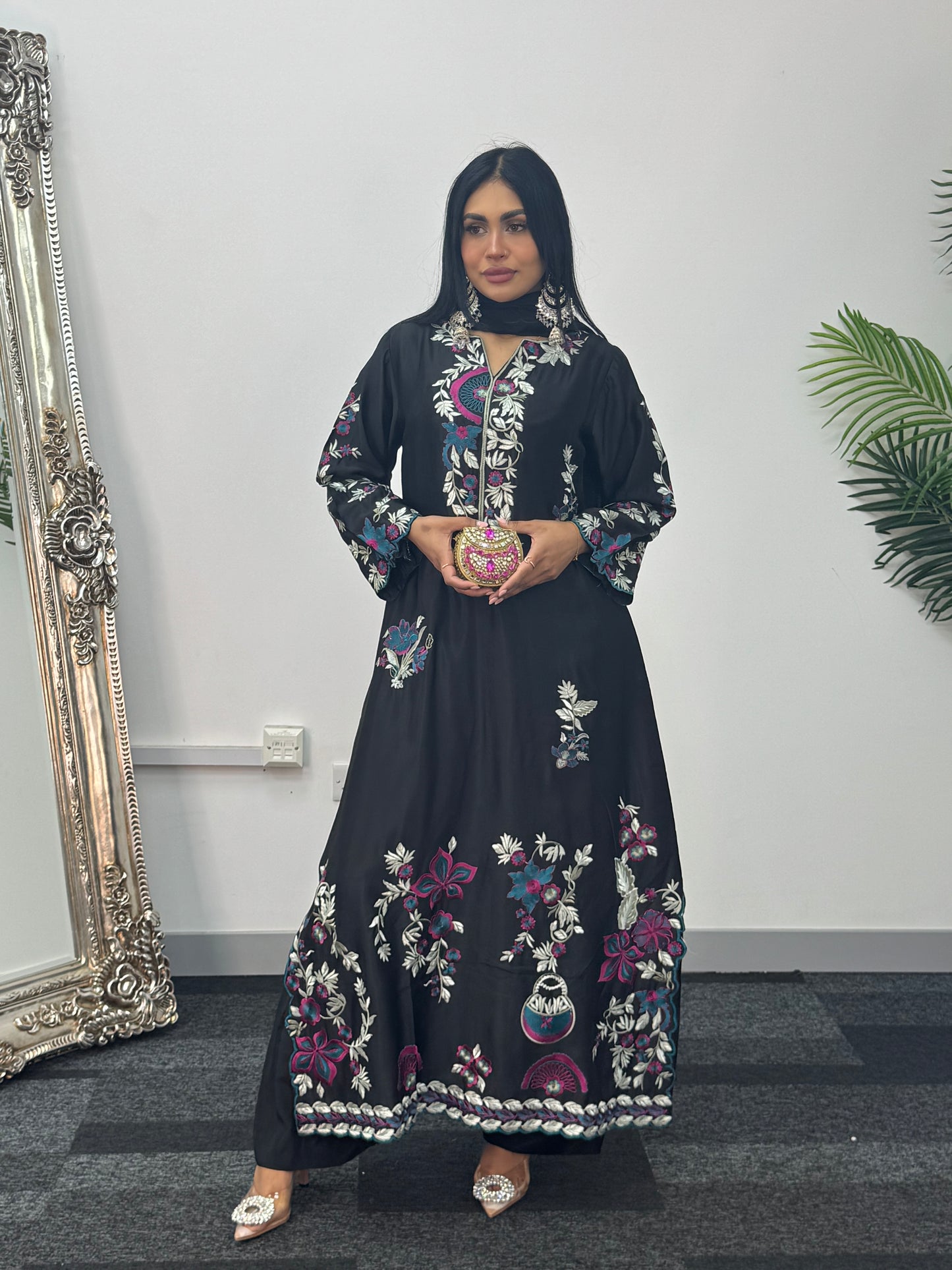 Gul e Lala - Kaftan - black