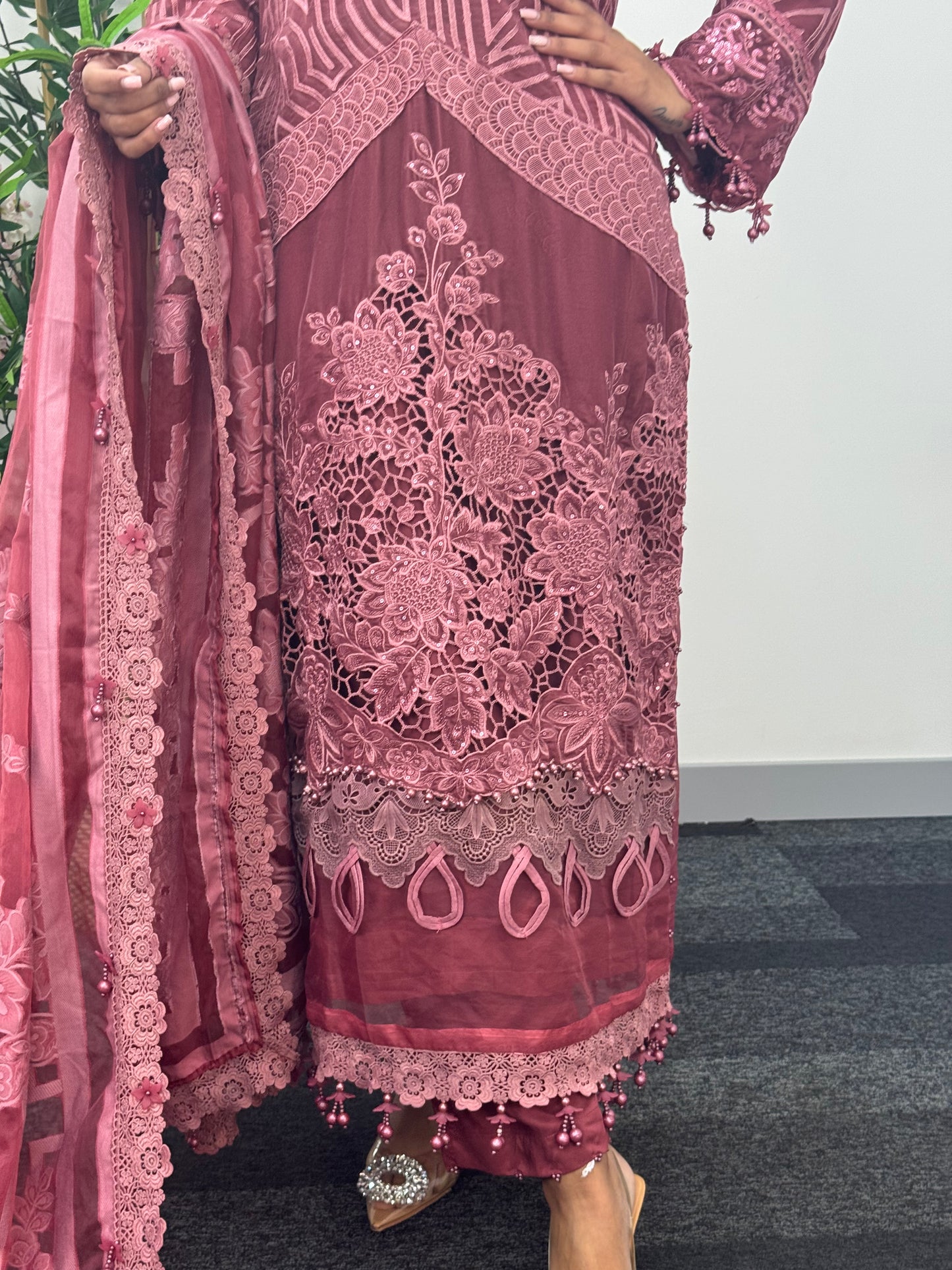 Maria B Luxury Velvet - Pink