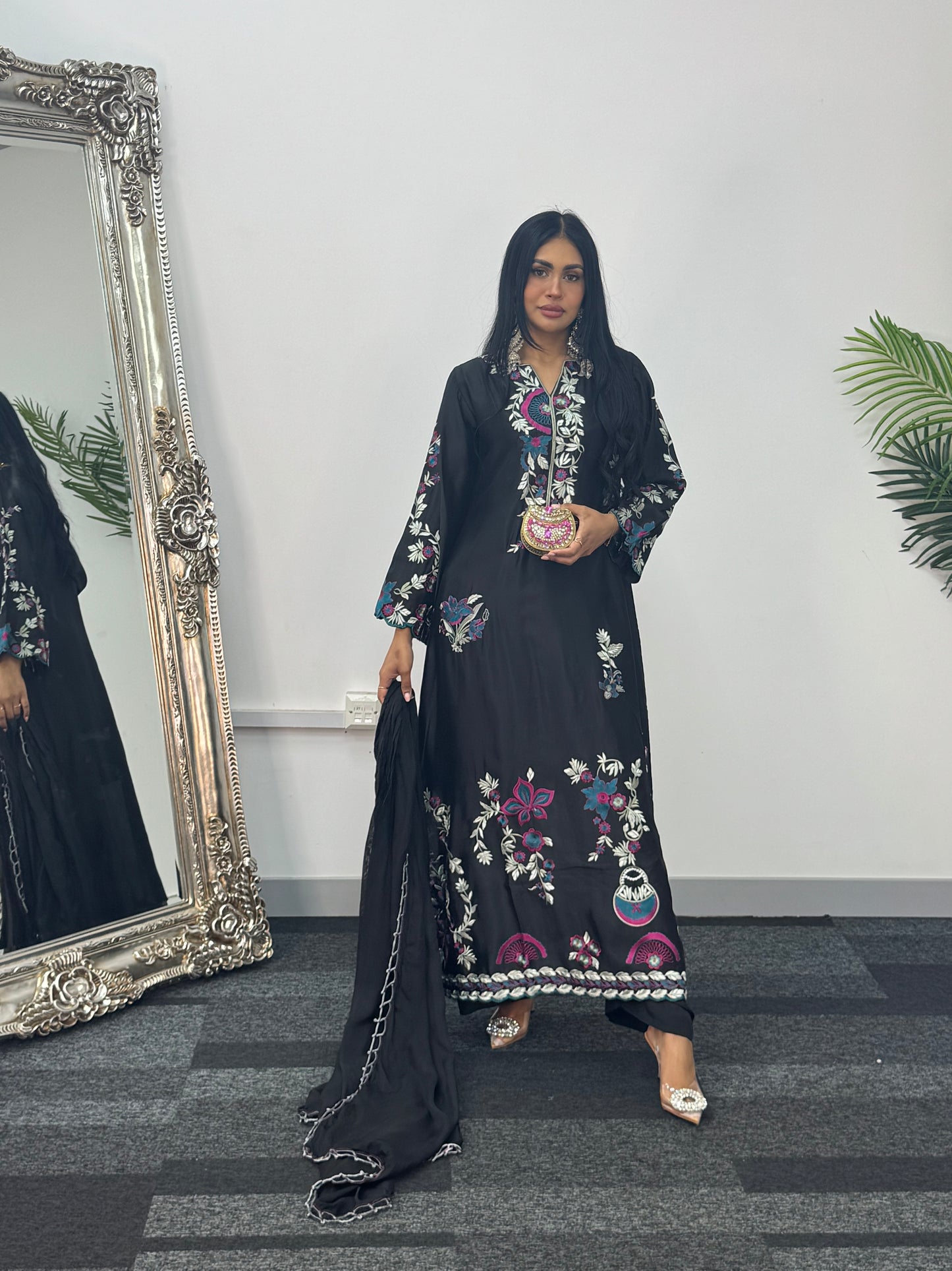 Gul e Lala - Kaftan - black