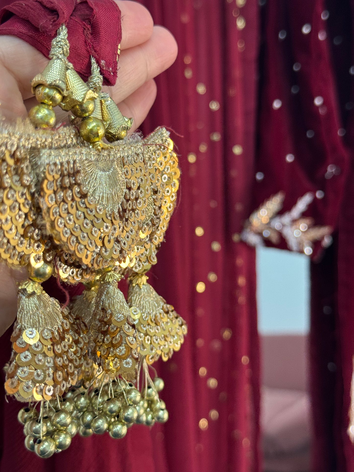 (Pre Order 3/4 Weeks) “Ayeza”Velvet - Maroon