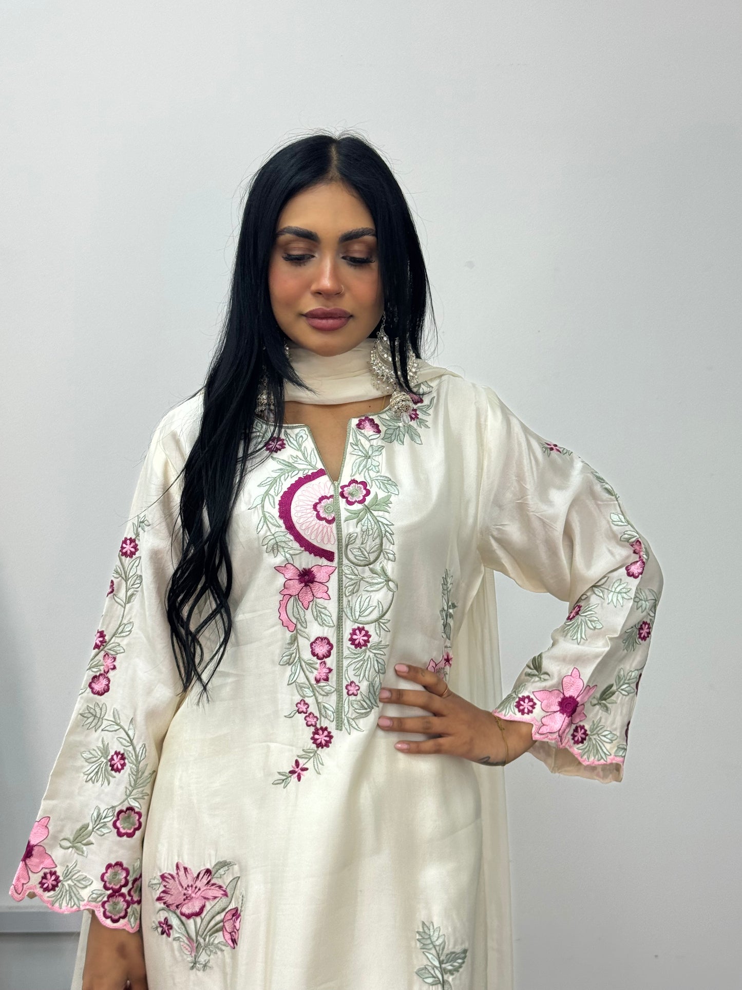 Gul e Lala - Kaftan - ivory