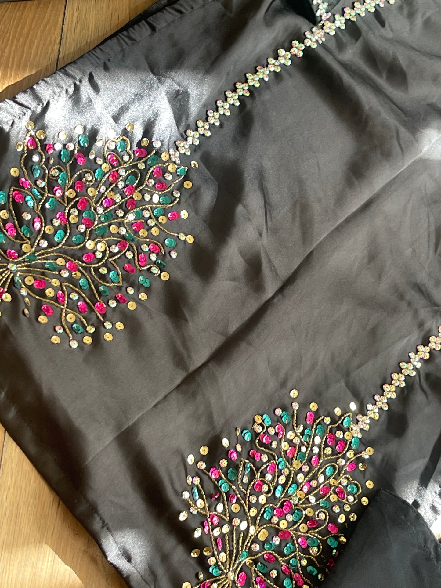 Morni - Farshi shalwar - Coffee - Black - Farshe -