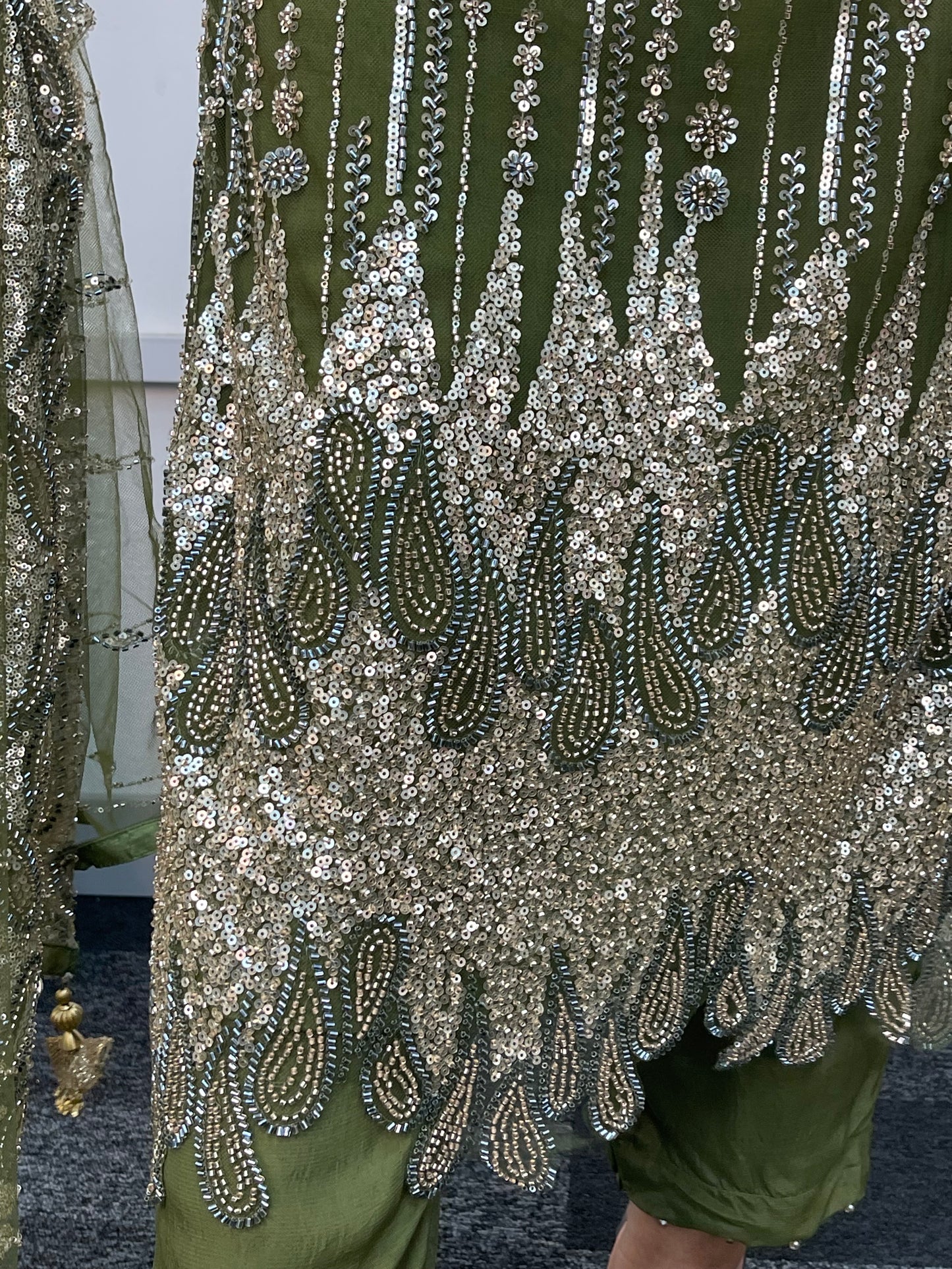 Payal - Cutdana Net - green - G