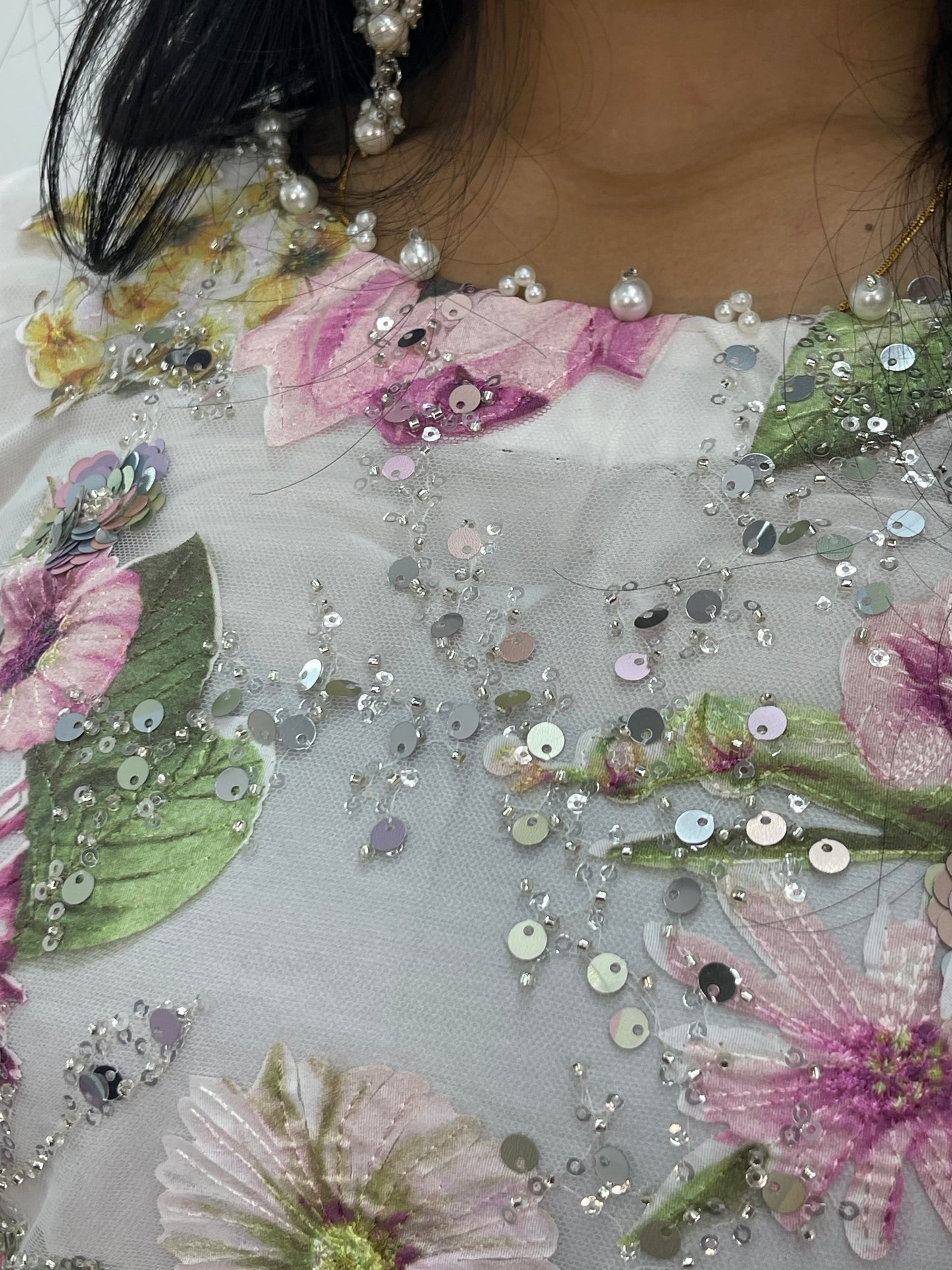 Kareena - Cut Dana Net- White - Karina