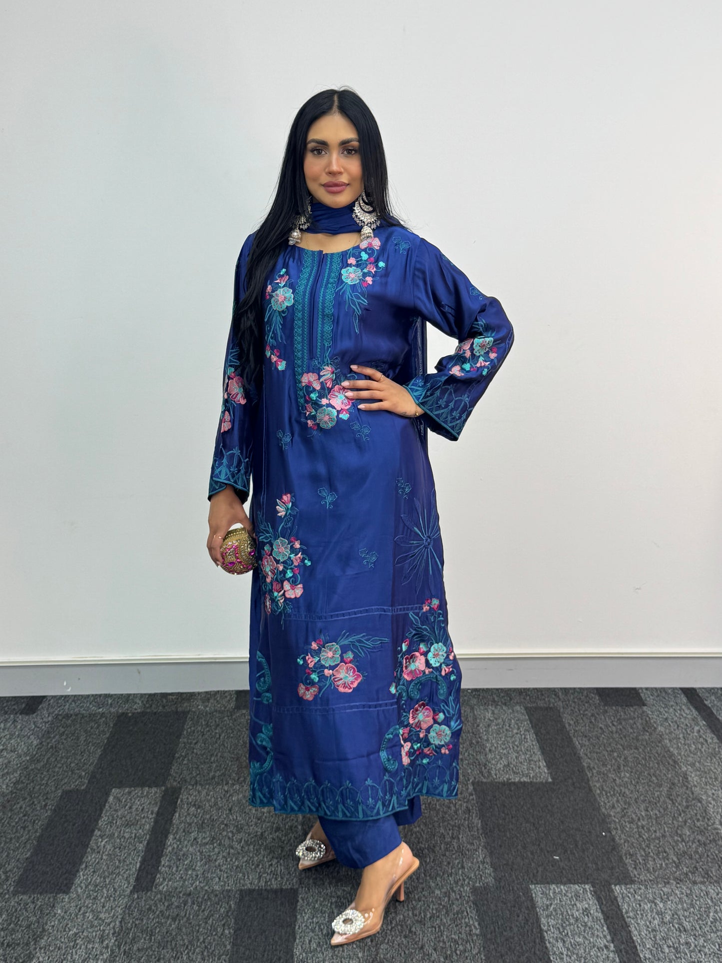 Gul e Lala - Kaftan - Royal Blue