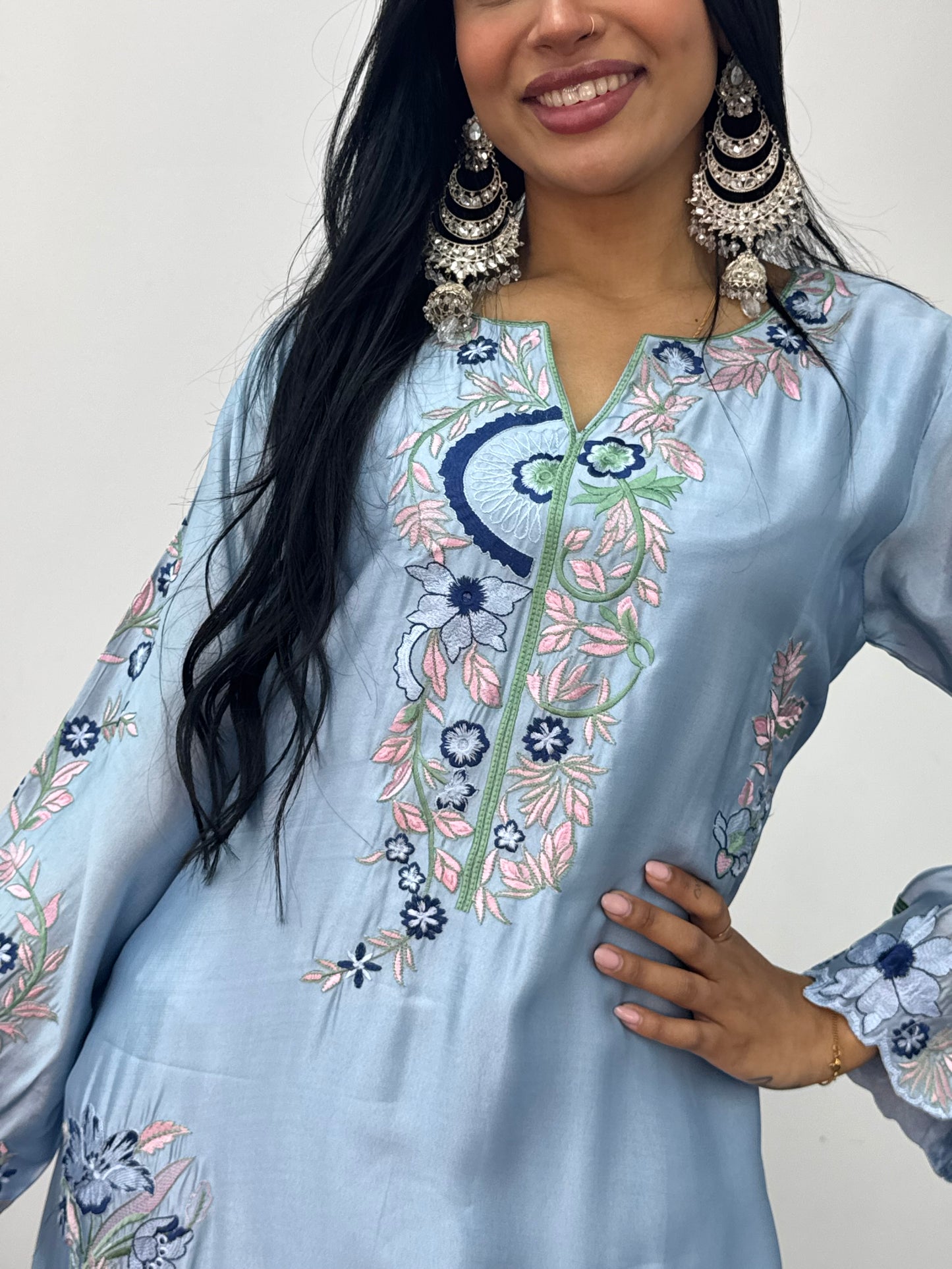 Gul e Lala - Kaftan - Blue
