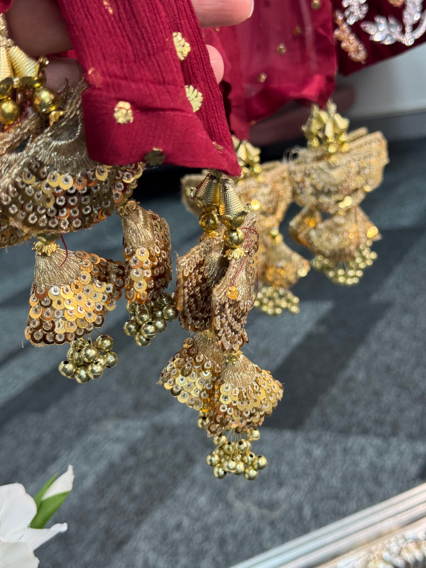 (Pre Order 3/4 Weeks) “Ayeza”Velvet - Maroon