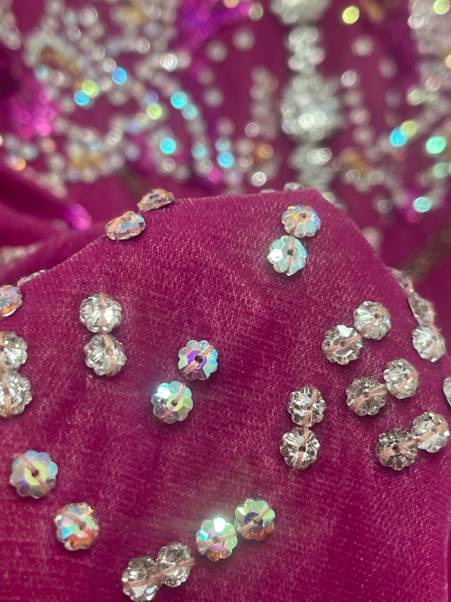 Rang e Gulaab - Hot Pink Velvet - AA -