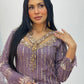 Payal - Cutdana Net - Lilac purple - G