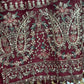 “Dulhan” Maria B Inspired - Maroon Garara - R