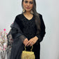 Moti Sitaray - Black Velvet Pret - Cutdana