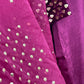 Sona l Plum Silk Velvet - Party Outfit l AA