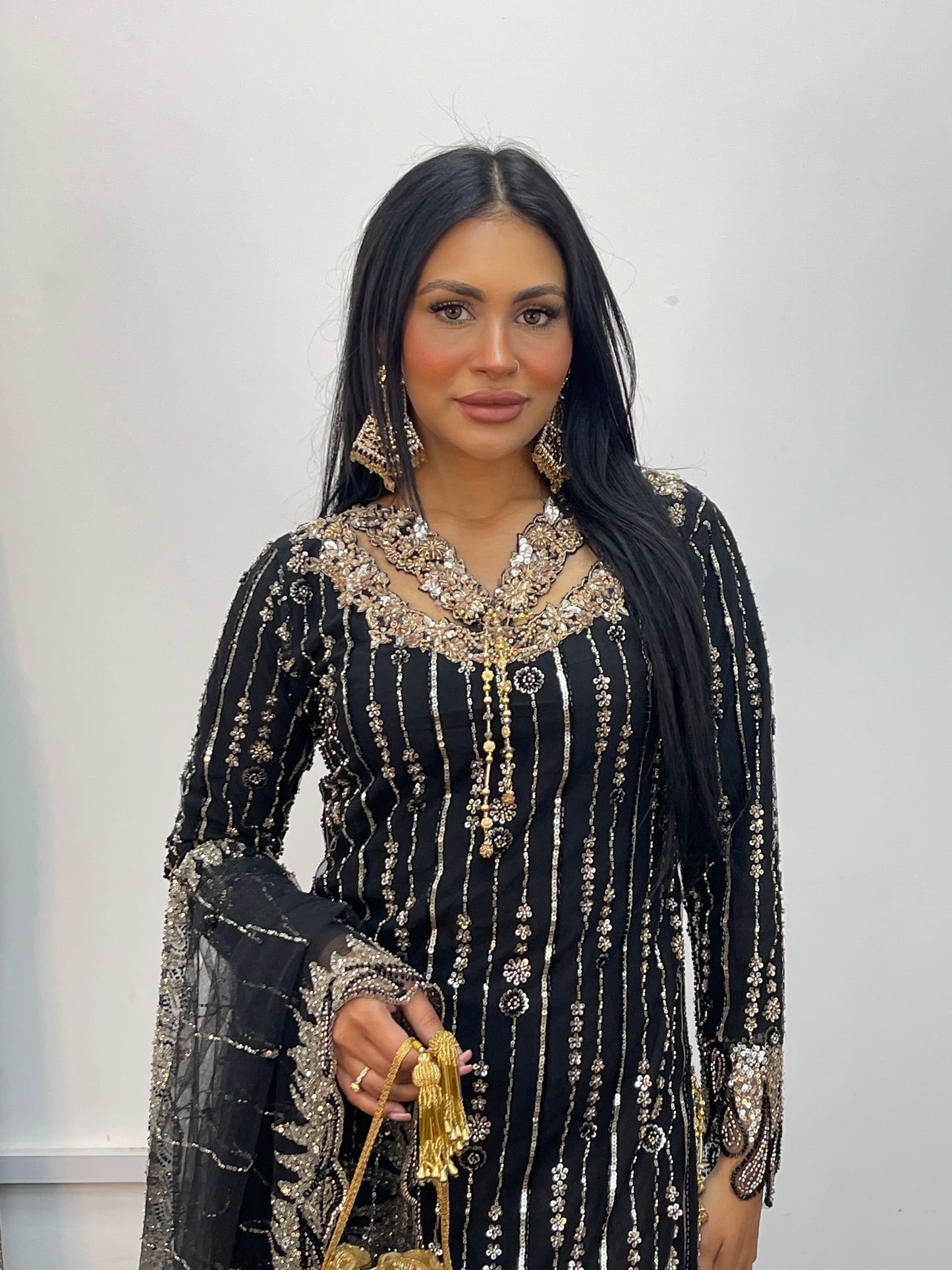 Payal - Cutdana Net - Black -