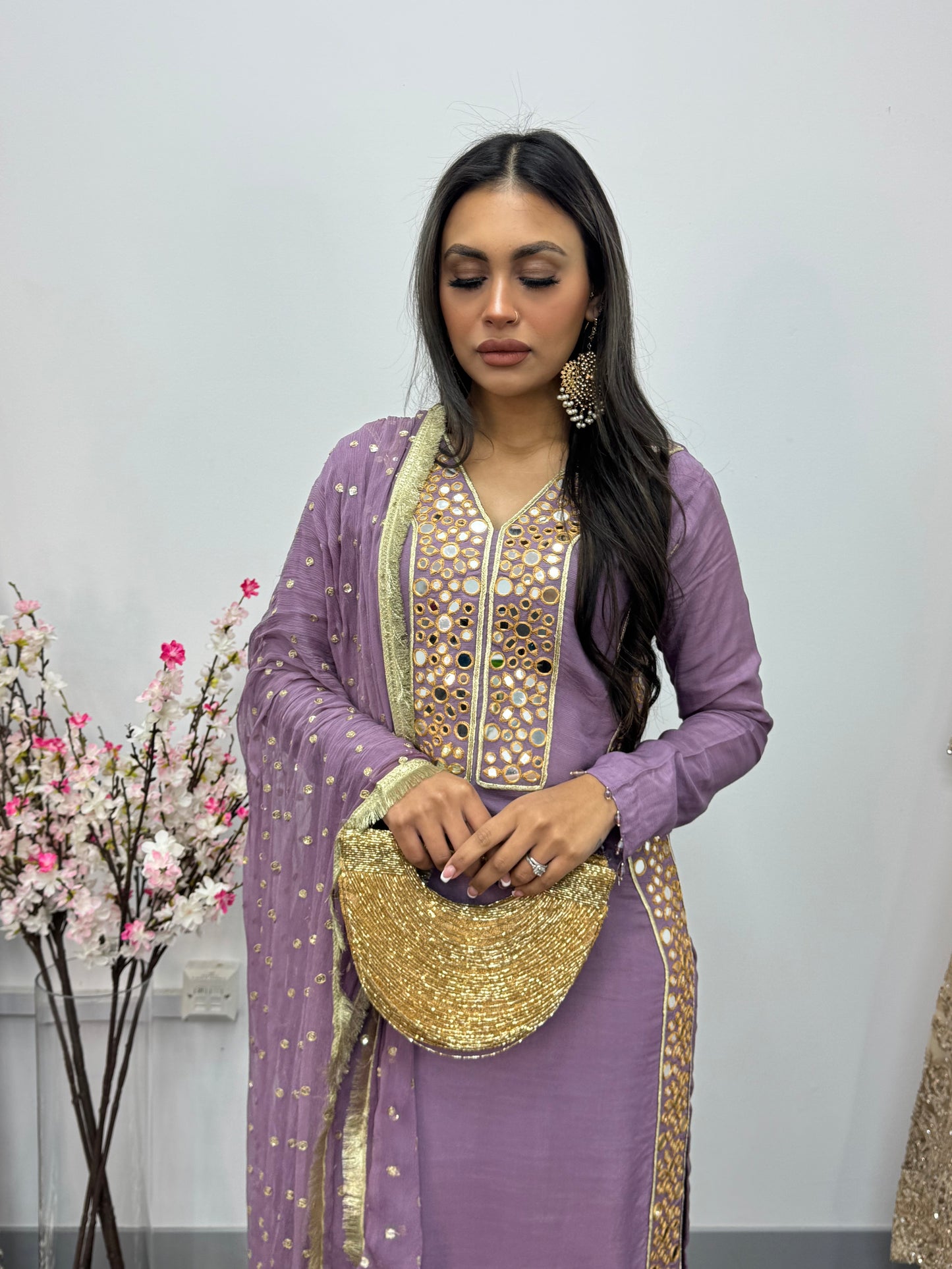 Jhilmil - Mirror Lilac - H