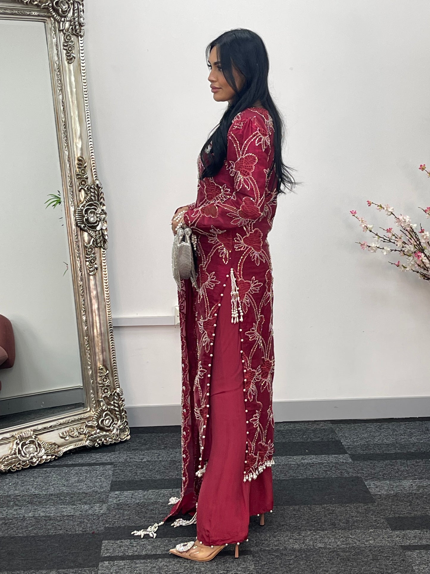 Kangan - CutDana - Maroonish Pink -Y