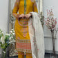 “Suraj” Hussain Rehar’s Inspired - Lawn - Mustard