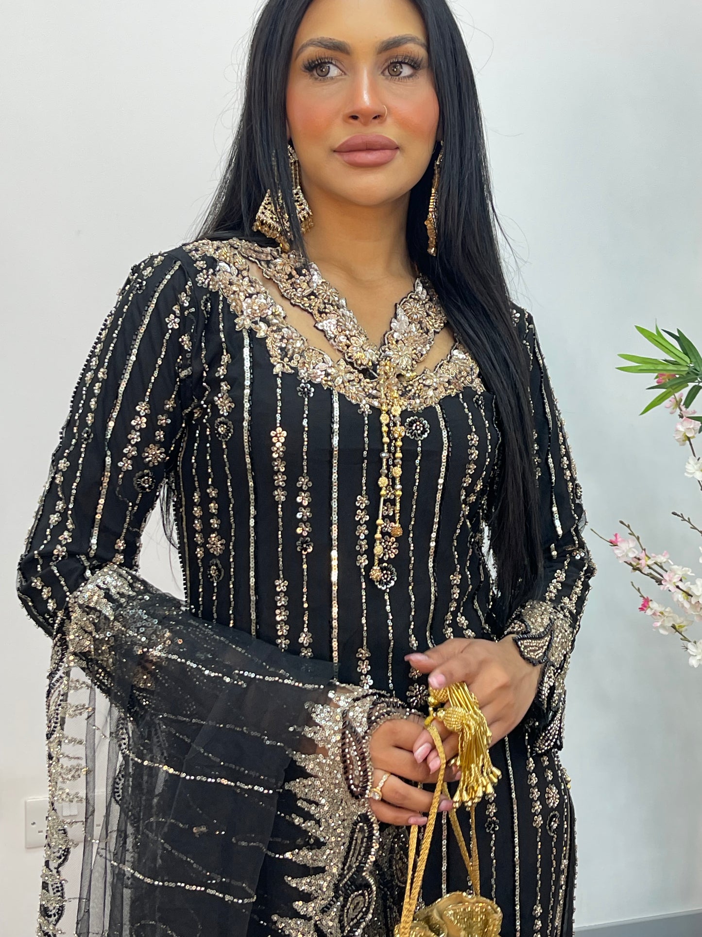 Payal - Cutdana Net - Black -