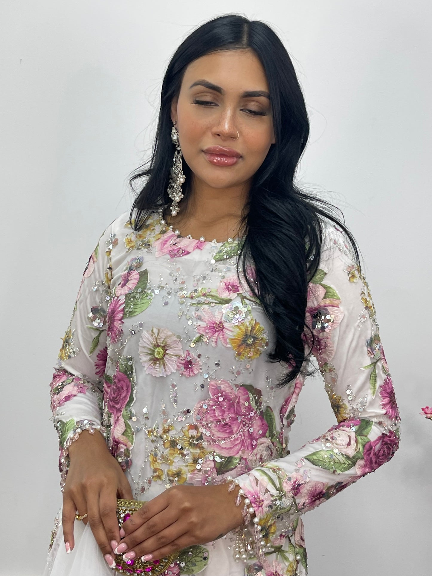 Kareena - Cut Dana Net- White - Karina