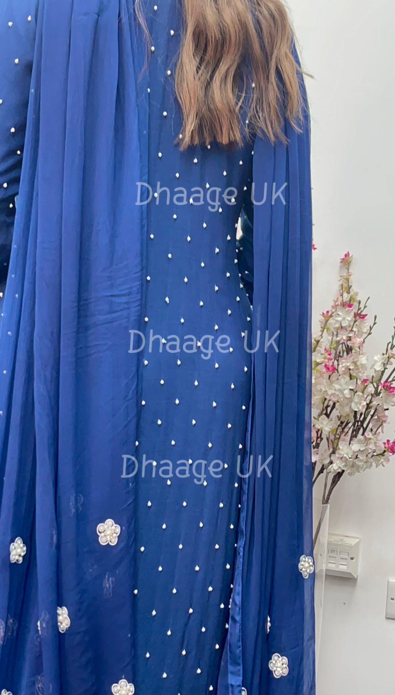 (Pre Order 4 Weeks) “Amber” Luxury Outfit - Blue -