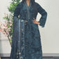 Maria B Luxury Velvet - Teal