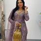 Payal - Cutdana Net - Lilac purple - G