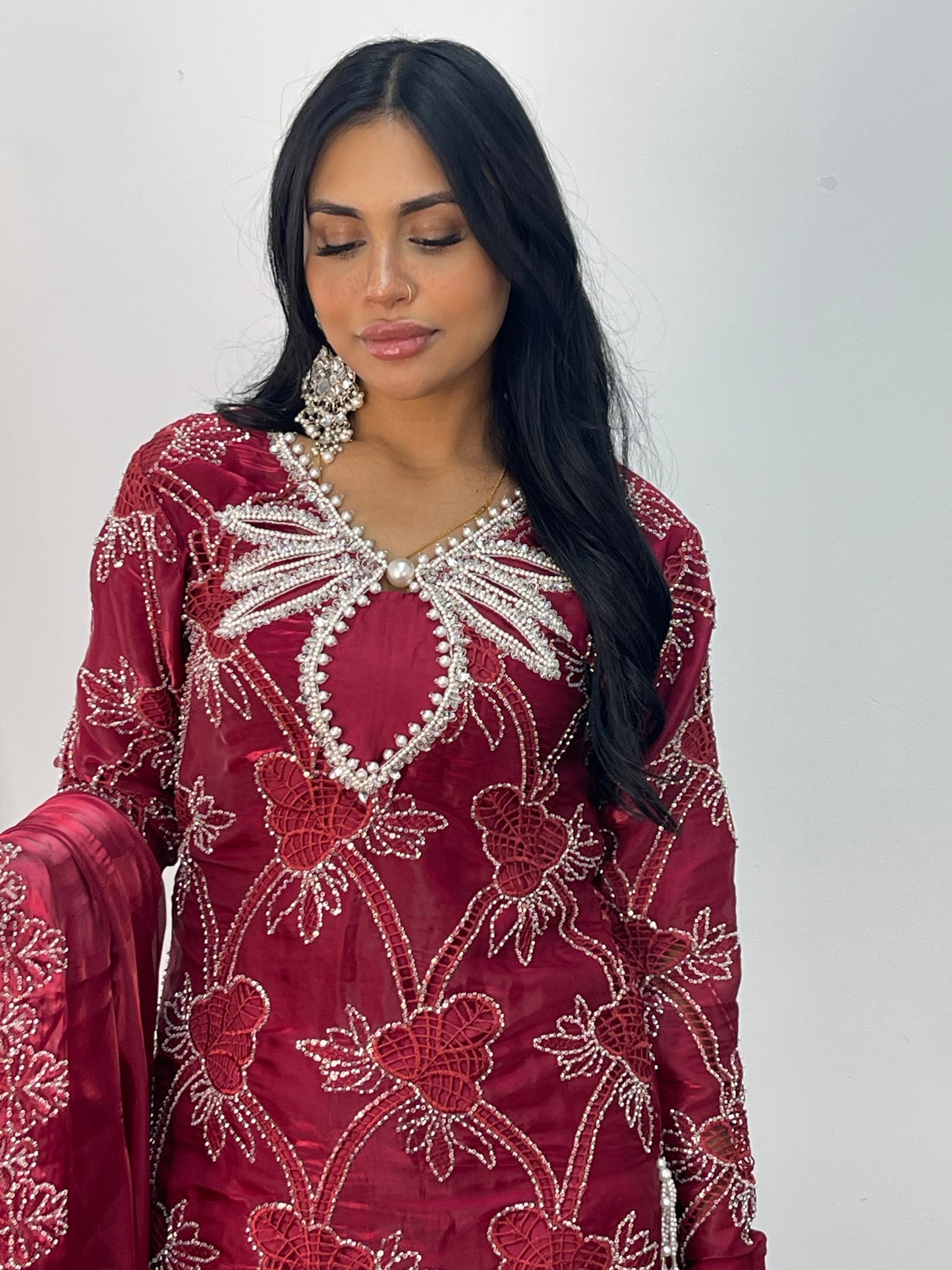 Kangan - CutDana - Maroonish Pink -Y