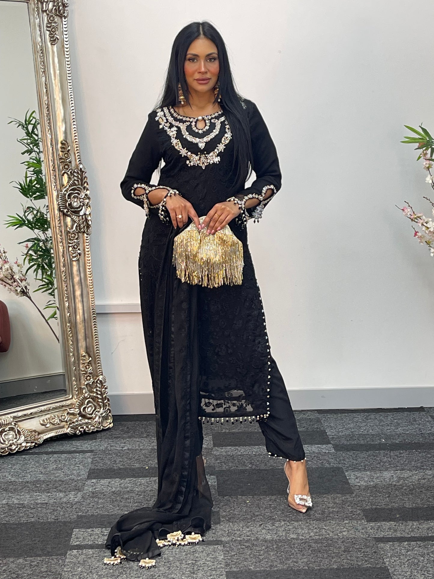 Zewar - Black - Maroon - B