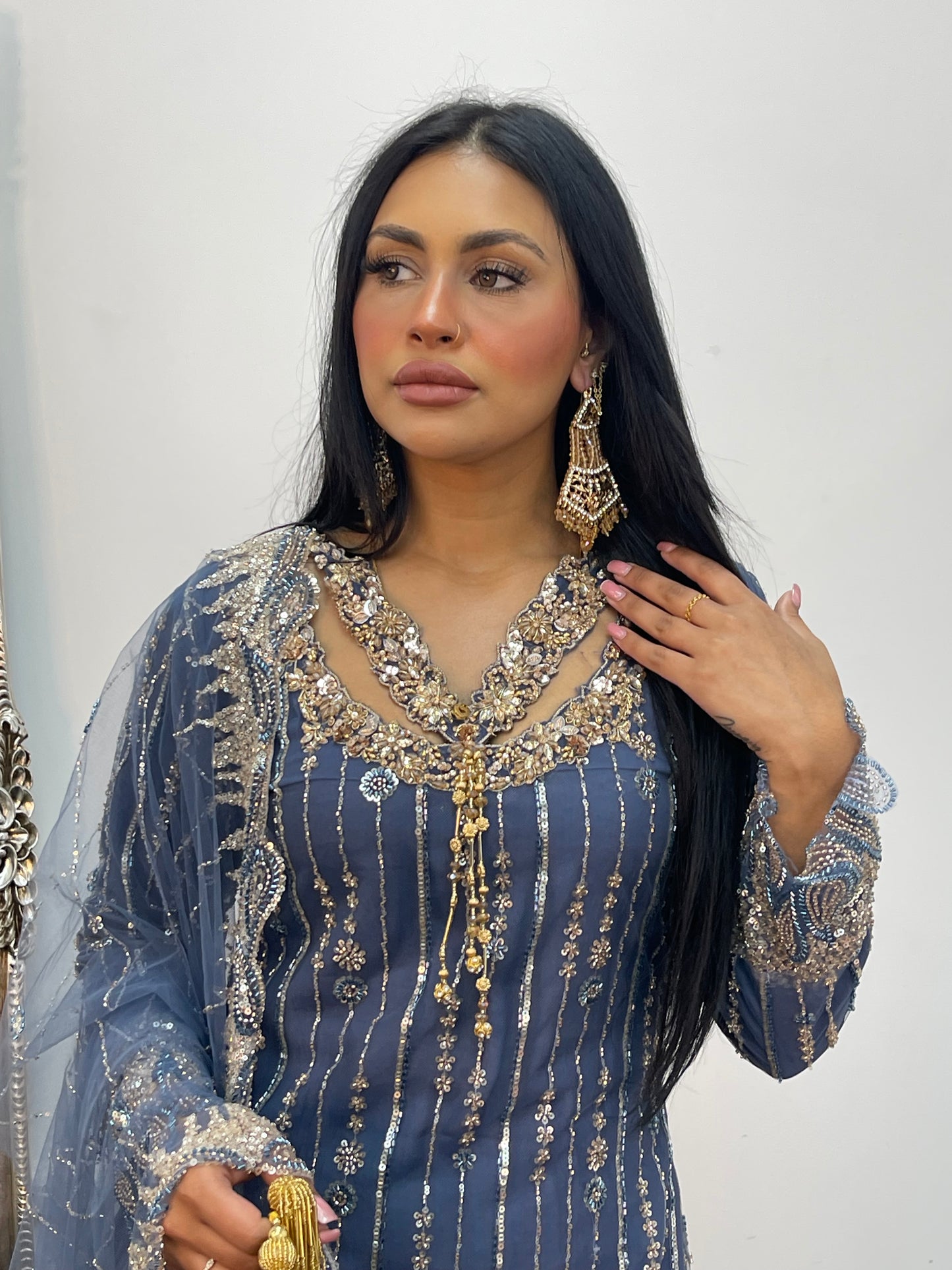 Payal - Cutdana Net - Gray -