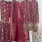 “Dulhan” Maria B Inspired - Maroon Garara - R