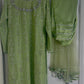 Ronaq- Korean Silk Cut Dana - Party Wear - Mint Green