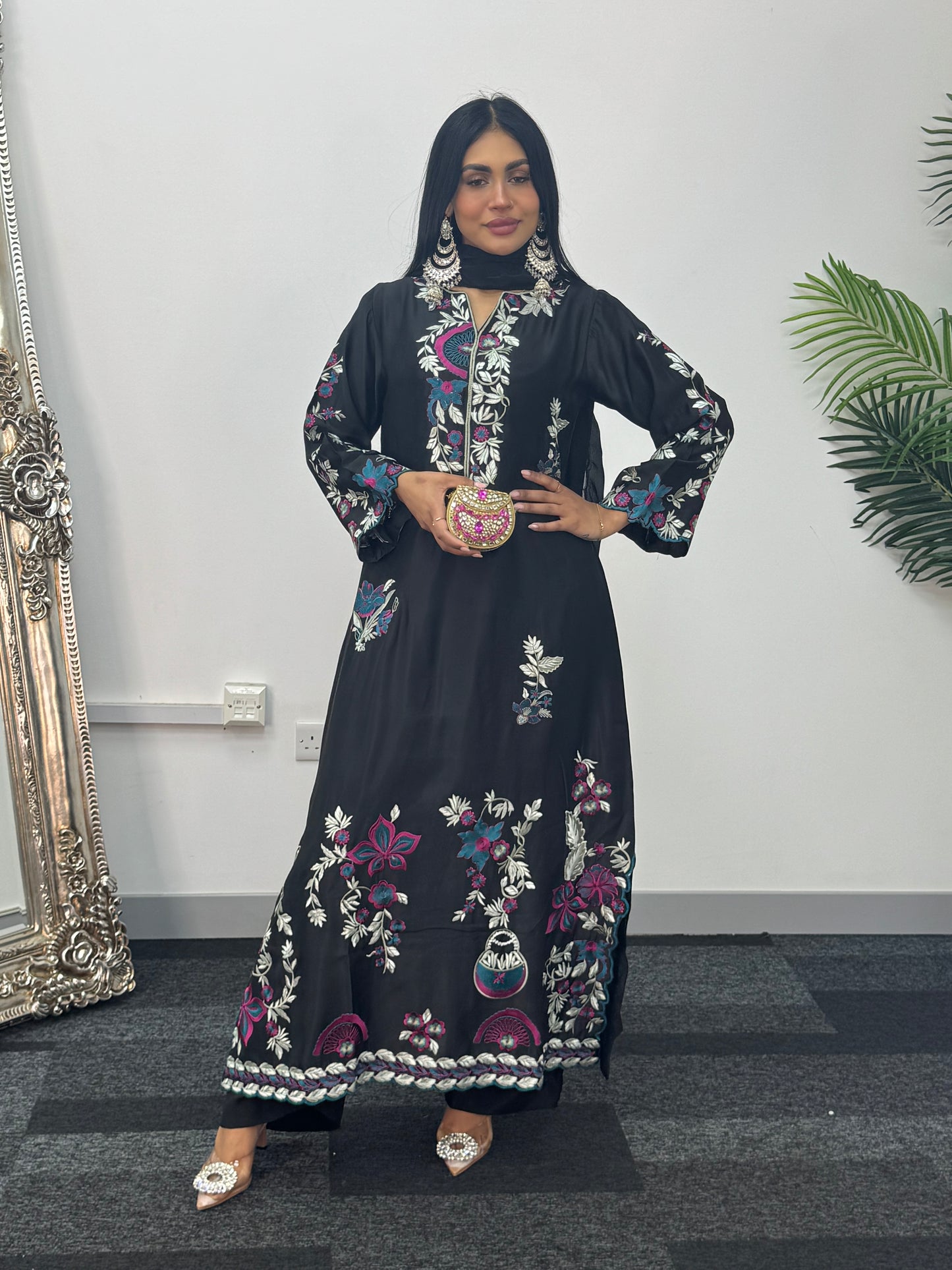 Gul e Lala - Kaftan - black