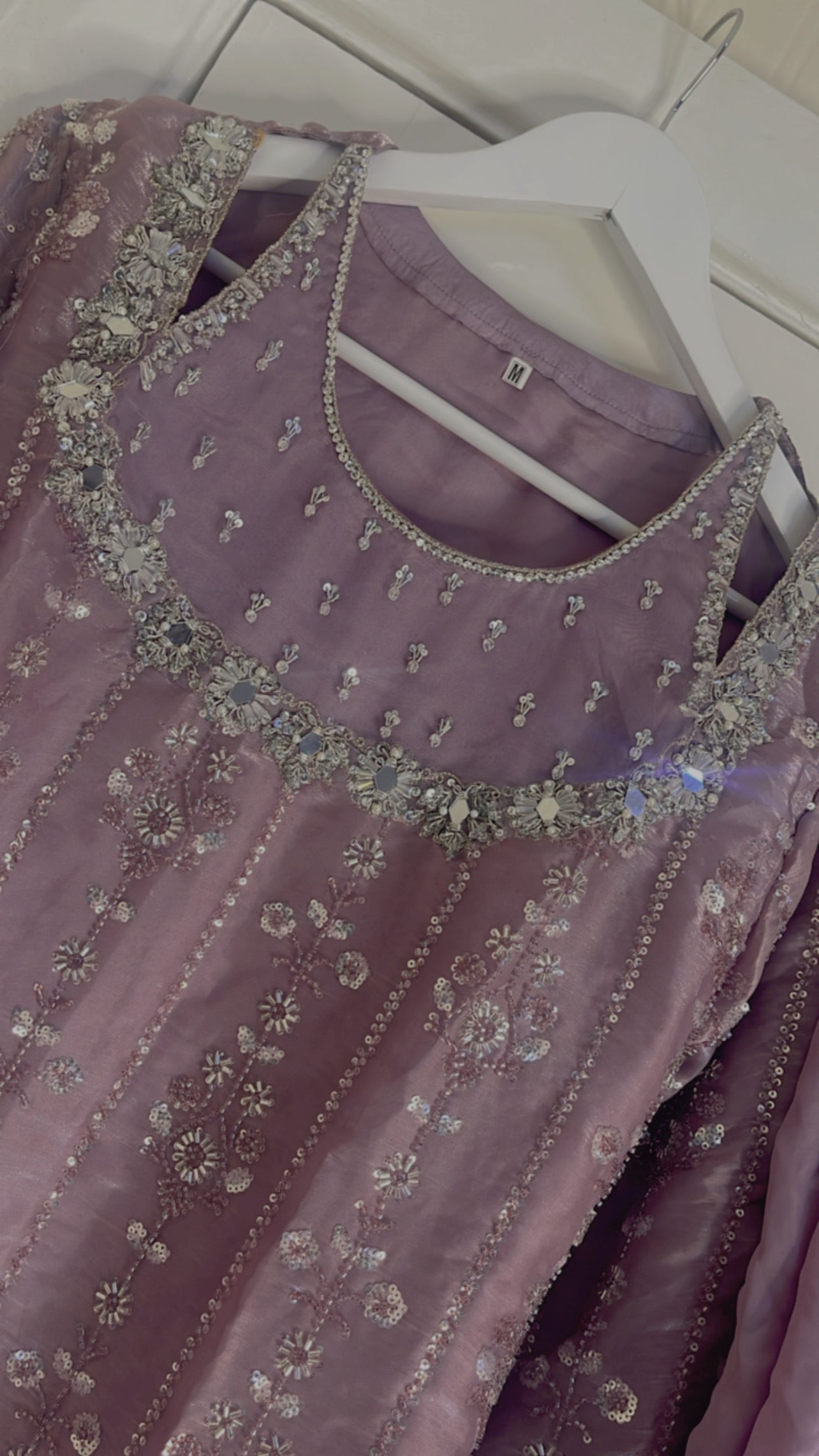 Ronaq - Korean Silk Cut Dana - Party Wear - Pink