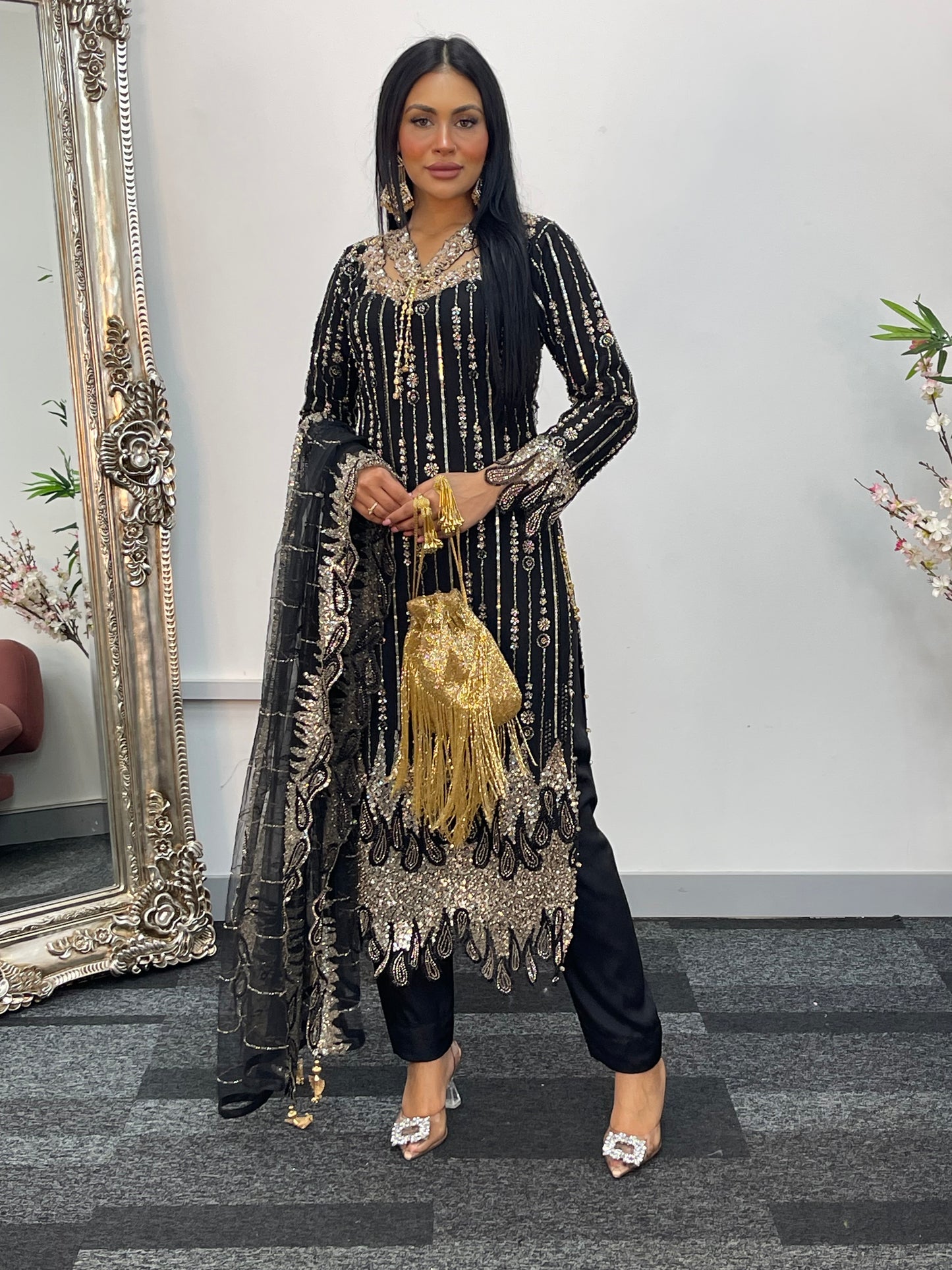 Payal - Cutdana Net - Black -