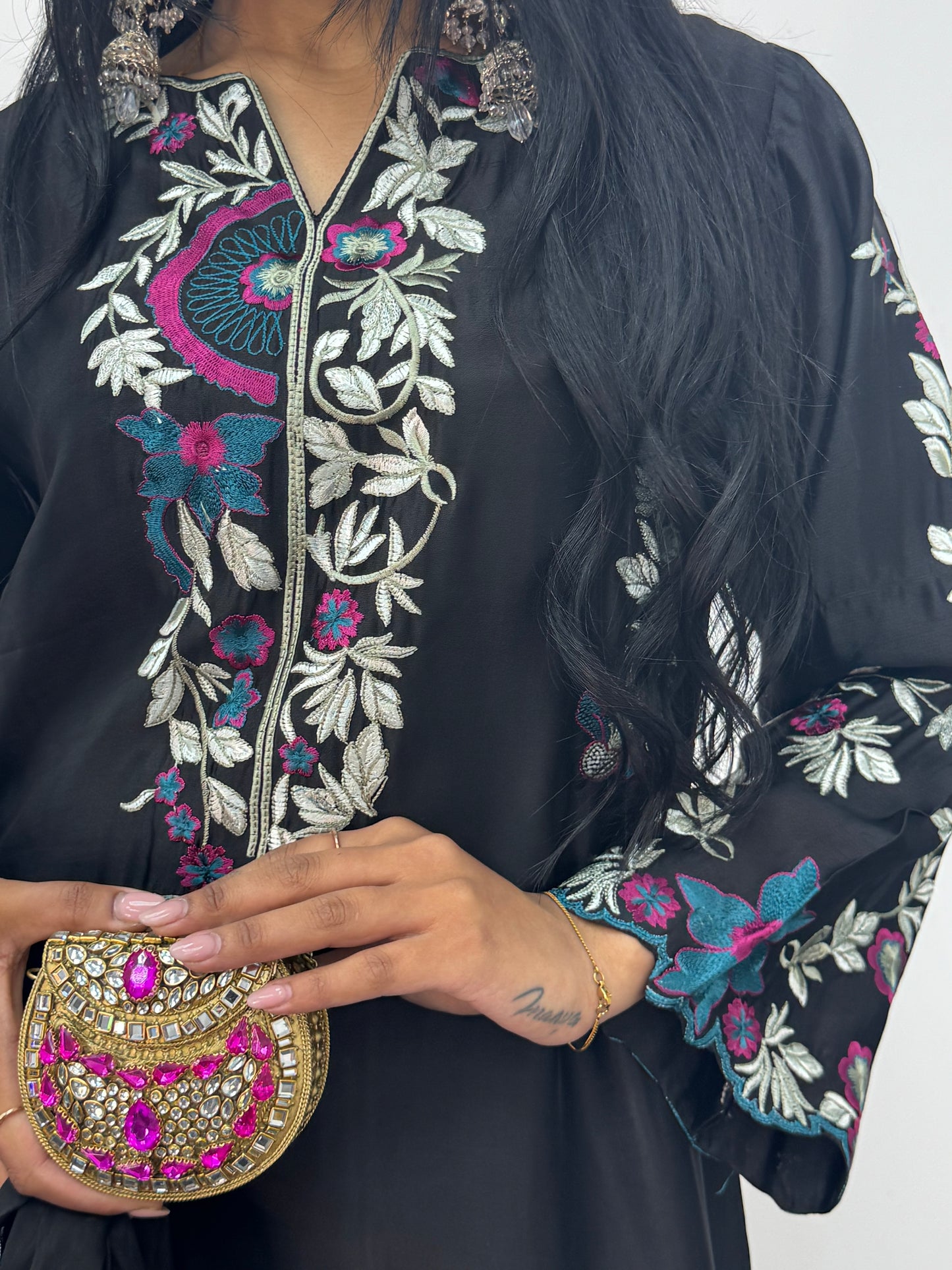 Gul e Lala - Kaftan - black