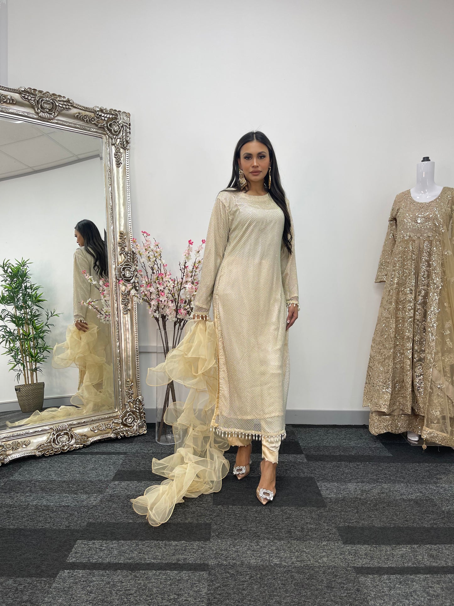 Fish Net  - Ivory - Off White - E