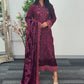 Maria B Luxury Velvet - Maroon