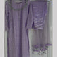 Ronaq- Korean Silk Cut Dana - Party Wear - Lilac