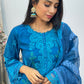Maria B Inspired - Luxury Lawn 25 - Blue
