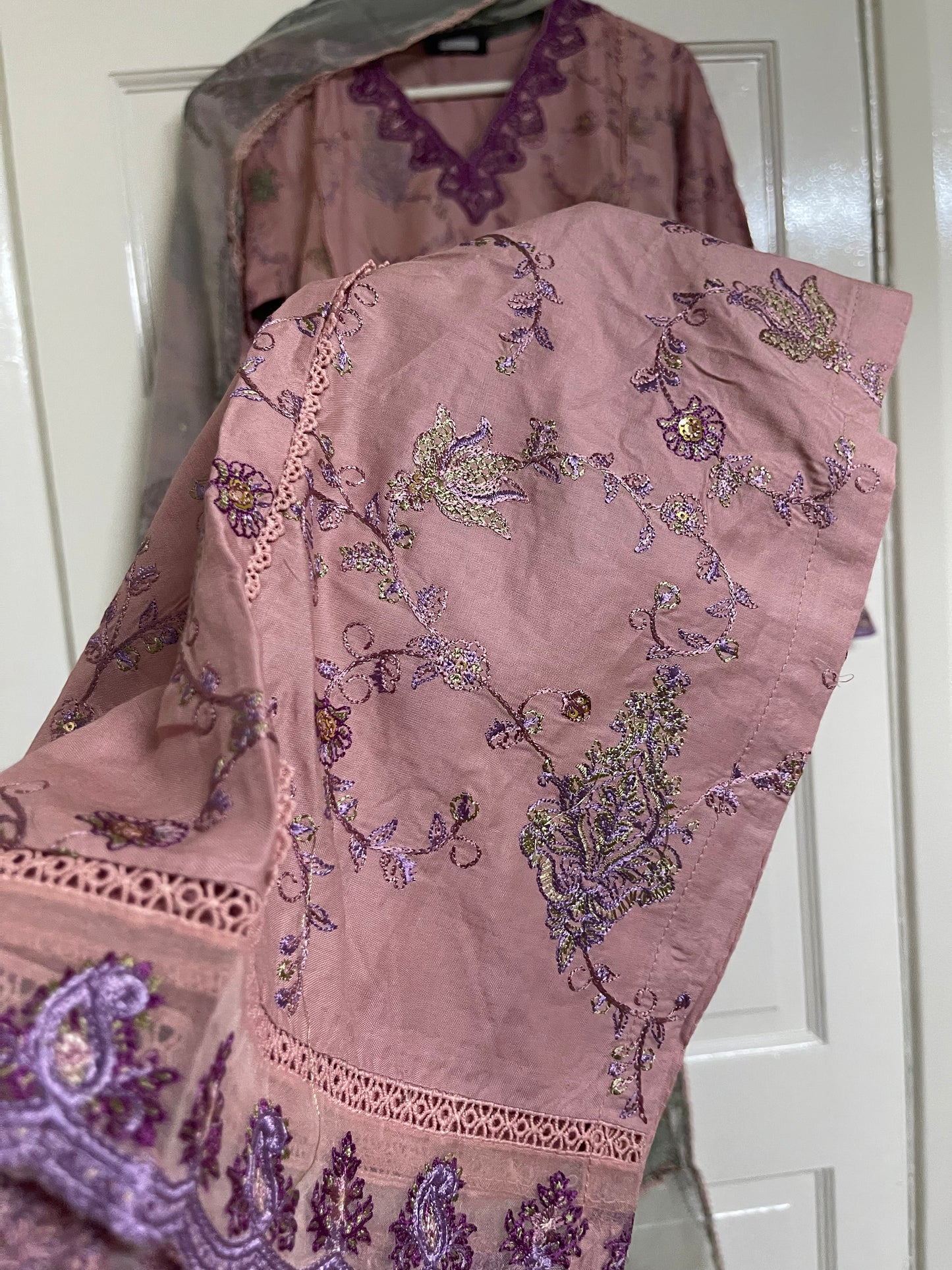 Ethnic Inspired - Linen - Winter Collection - Pink