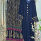 Komal - Navy Blue Velvet