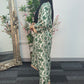 Daily Wear - 2 PC Printed Linen - Green