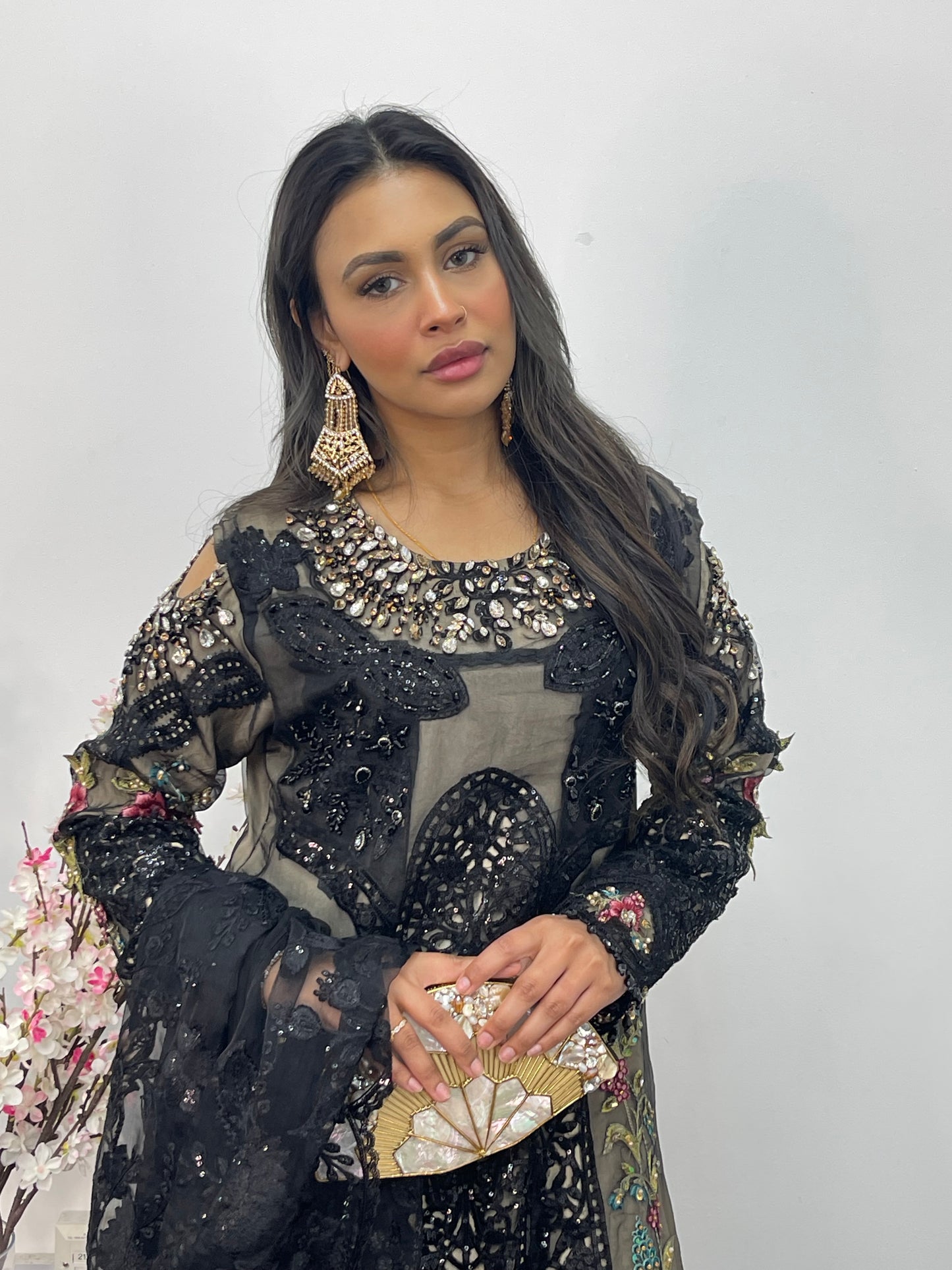 Nagin - Maria B Inspired Embroidered - Black - R