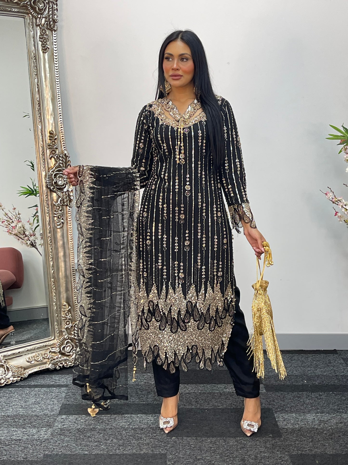 Payal - Cutdana Net - Black -