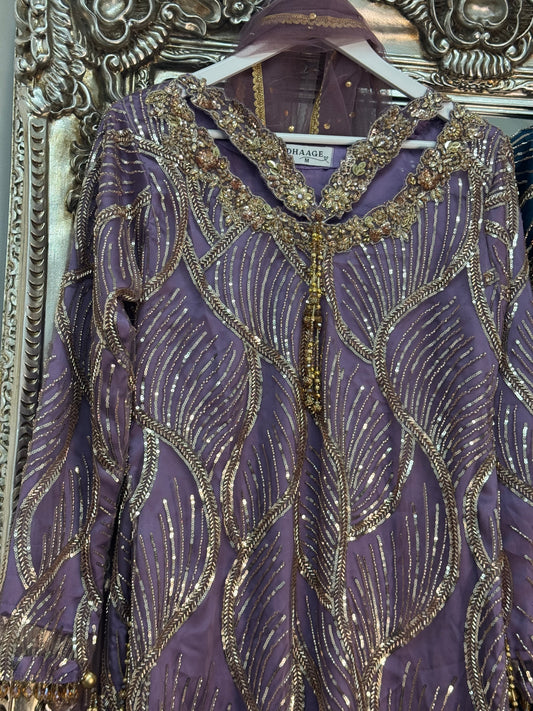 Heer - Cutdana Net - Lilac purple -