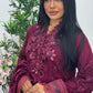 Maria B Luxury Velvet - Maroon