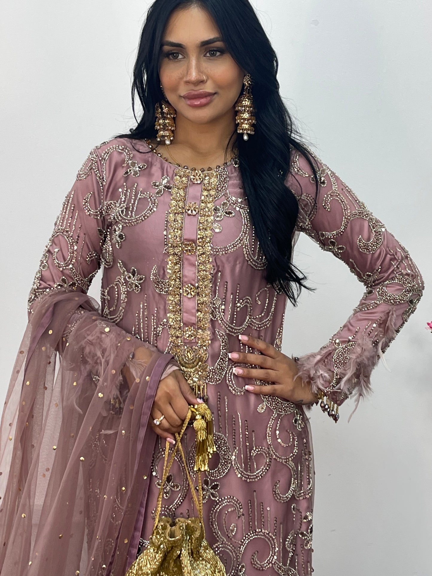 Mala - Cutdana Net - lilac pink - A